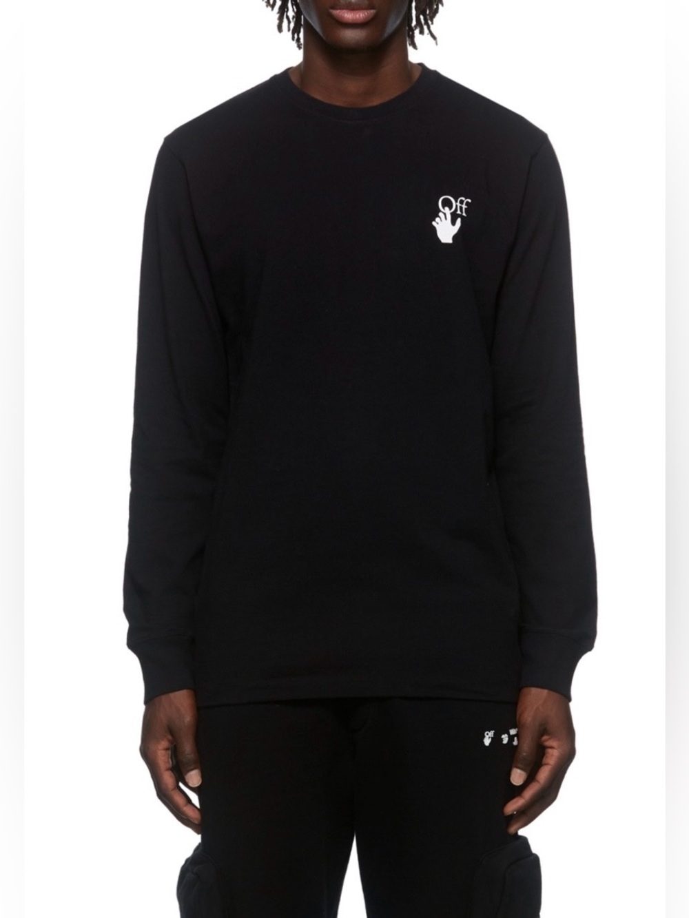 Off-White Black Caravaggio painting long-sleeve T-shirt